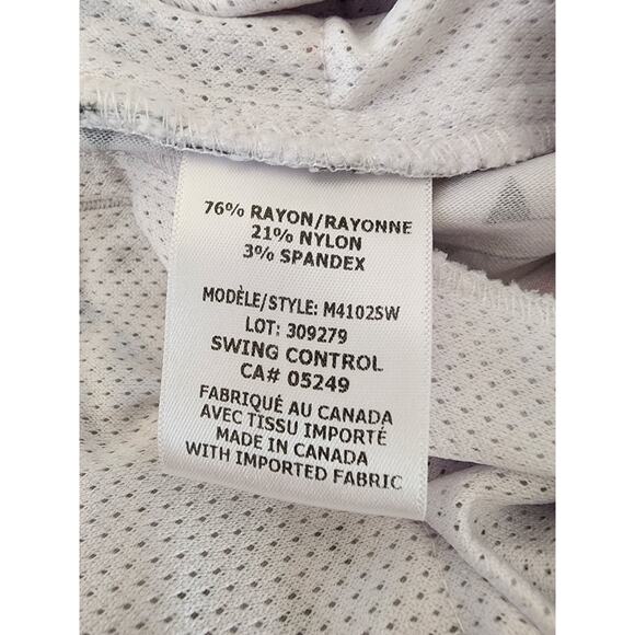 SWING CONTROL White Golf Flags Core Ankle Active Pants SZ 6 - Picture 10 of 10